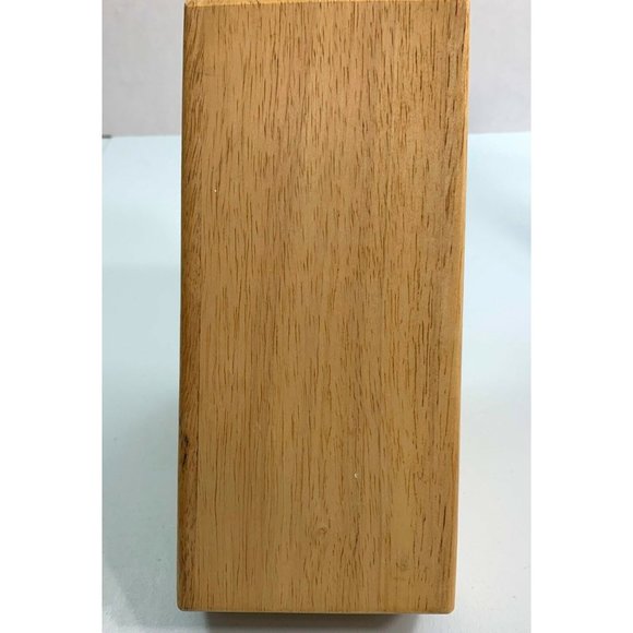 J.A. Henckels Knife Block 6 Slot Natural Wood Model 931 Kitchen Storage 8" - Picture 5 of 8